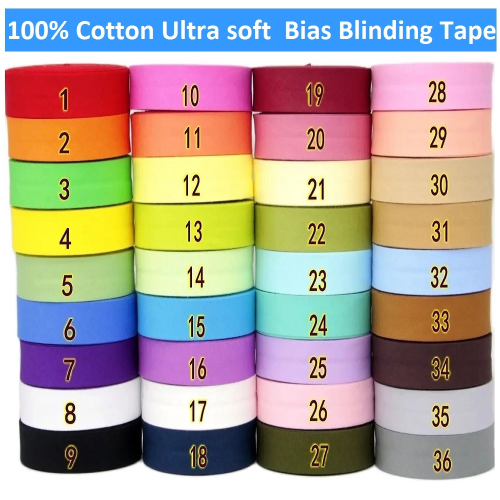 Binding Tape Bias - Cinta al polarización Ultra suave de