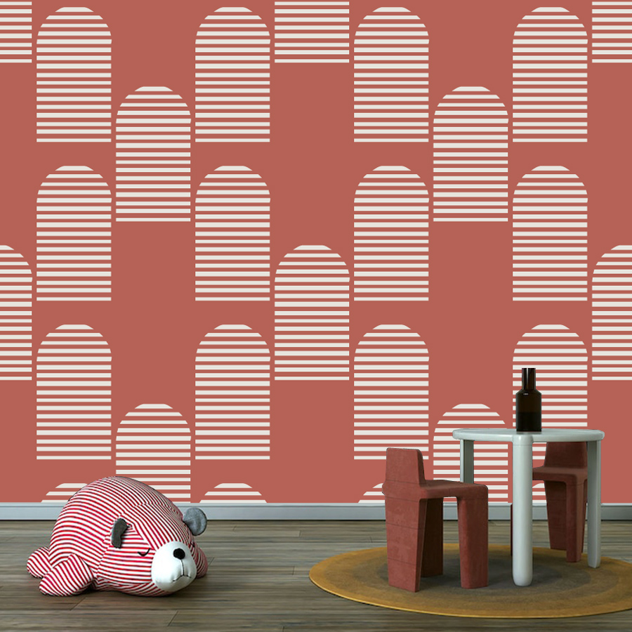 Century Textile & Sewing Supply Hours - Mural Decorativo Minimalista Estilo Boho Moderno