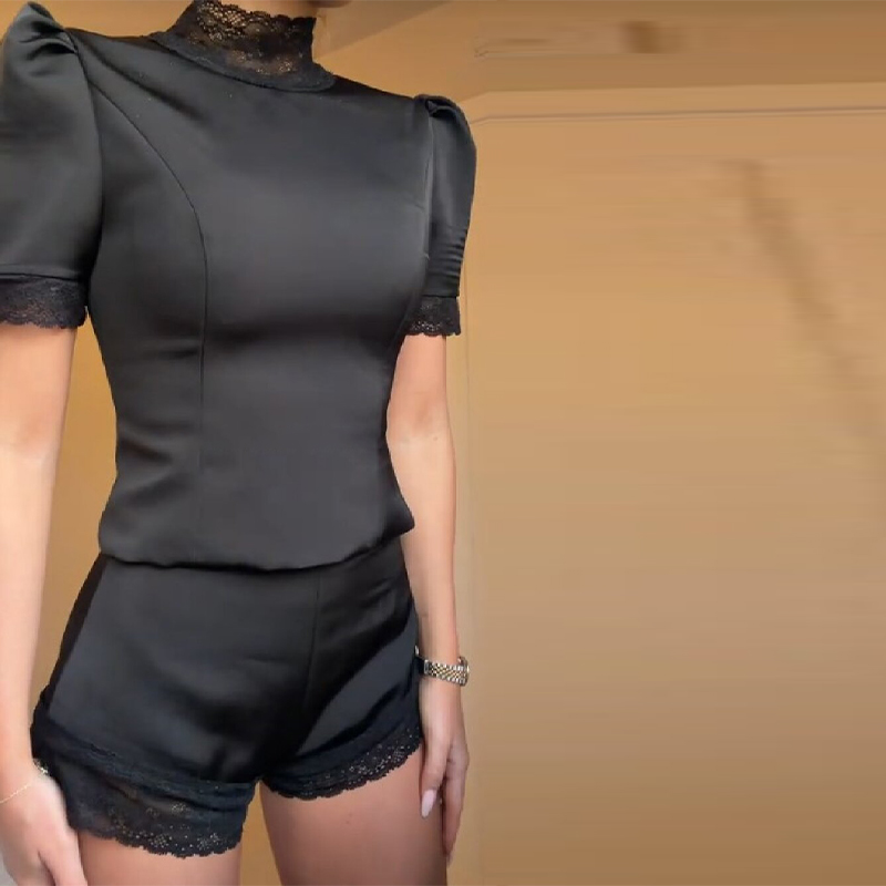 Shoulder Pad Set In - Conjuntos Cortos de Top con Borde